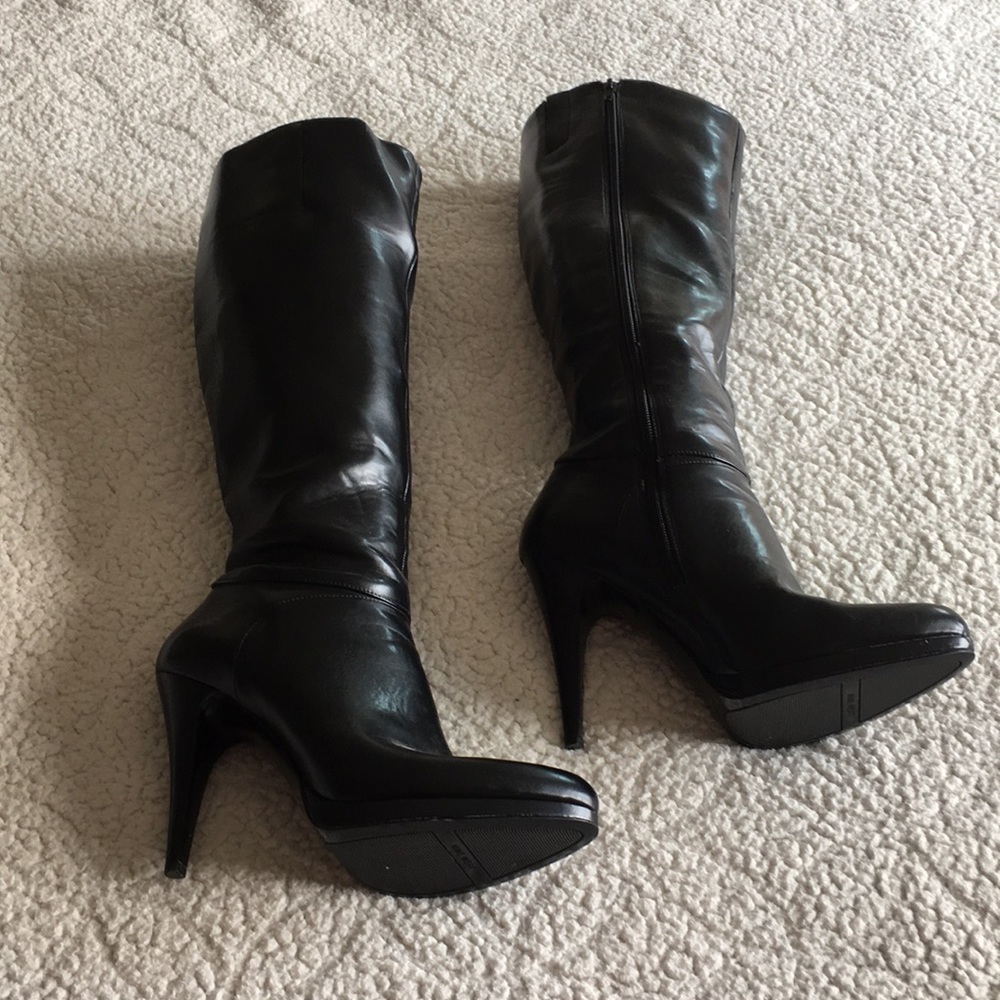 Nine West Women's Leather Boots Size 10 M
